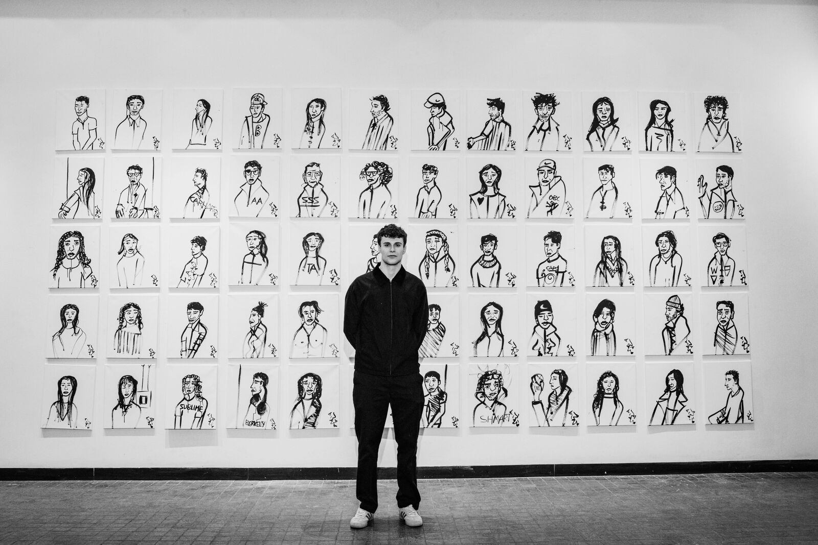 The 100 portraits opening, photo 1