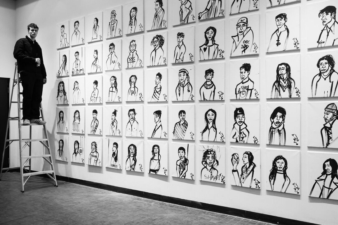 The 100 portraits opening, photo 2